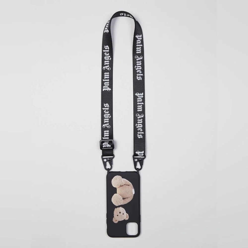 Palm Angels Teddy Bear iPhone 11 Pro Neck Case, New w/Tag